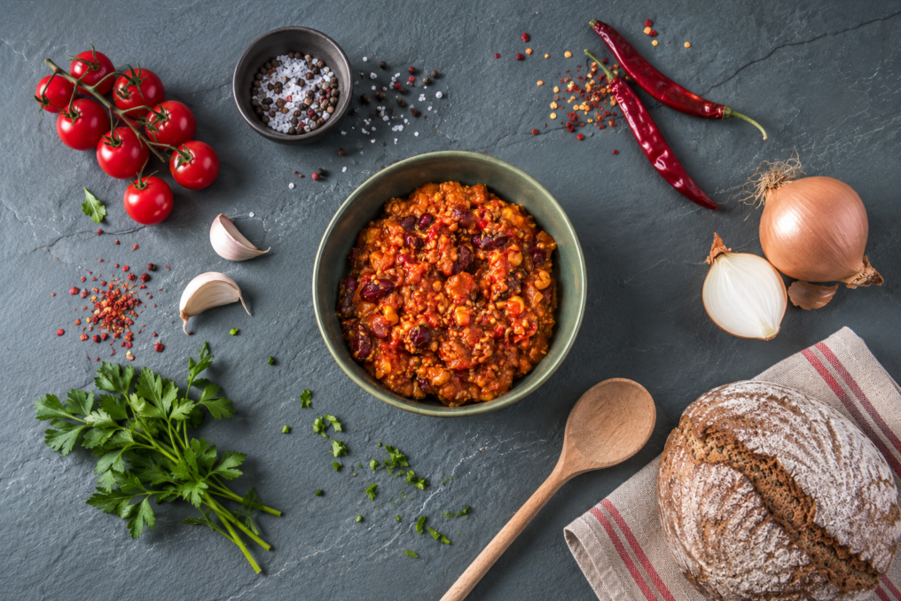 Bio Chilli con Carne <br> (1 Glas)